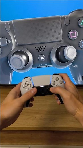 PS4 vs PS5 controller #ps5 #ps4controller