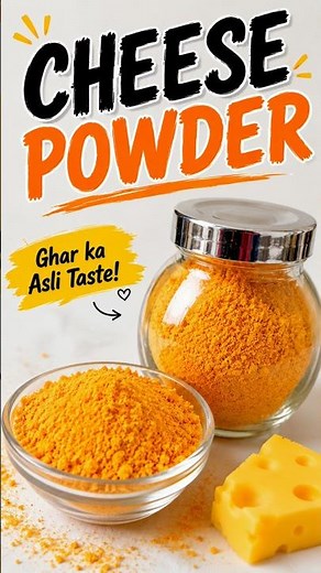 Homemade Cheese Powder - Ghar Ka Asli Taste! #diy #recipe #snacks