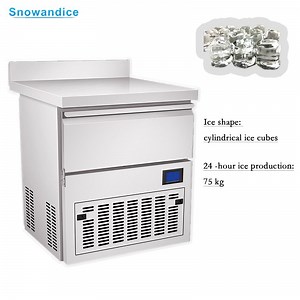 [Hot Item] Commercial Ice Maker 80kg Cylindrical Ice Cube Machine