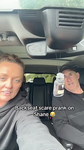 Backseat scare prank on Shane 😂 | Carole Rees