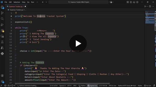 Python Expense Tracker Console App | Gaurav Hivare posted on the topic | LinkedIn