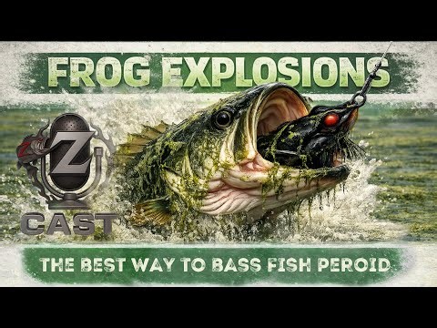 Z CAST Frog Explosions - The Best Way to Bass Fish
