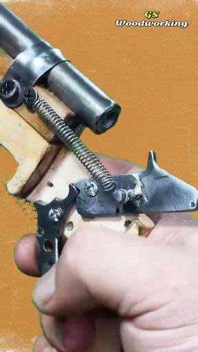 1.1M views · 10K reactions | Simple Spring Tgr Craft Diy #fb #reels #diy #metal #craft #mechanism | GS Woodworking | Facebook