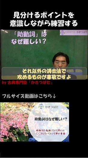 助動詞で迷子にならない学習順序【古典専門塾かきつばた】