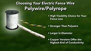 Choosing Your Electric Fence Wire Video | WebstaurantStore