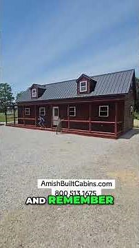 ONLY $175K FOR THIS BIG BERTHA 3.0 CABIN ?! AMISH BUILT MODULAR CABINS AND PREFAB HOMES