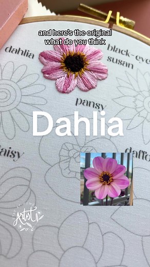 Stunning Dahlia Embroidery Tutorial and Floral Design Hacks