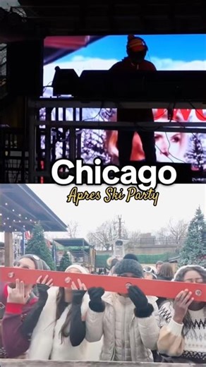 Chicago’s Viral Après Ski Party #apresski #chicagotravelguide
