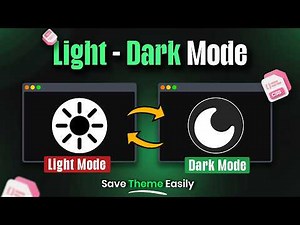 Create a Modern Dark Mode Toggle with HTML, CSS & JavaScript