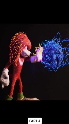 Make Knuckles model - PART 4 #foryoupage #knuckles #acrilic #resin #handmade #art #modeling #SONIC