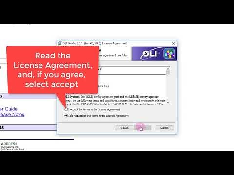 Downloading OLI Studio with a Trial Serial Number
