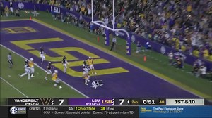 TOUCHDOWN Josh Williams No. 18 takes it 21 yards for his second score of the night 📺 SEC Network | LSU Football