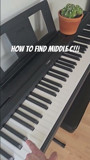 How to Find Middle C on a Piano or Keyboard! #beginnerpiano