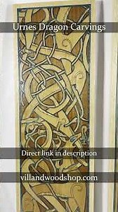 Viking Dragons Carving Set - Available Now #dragon #vikings #woodwork #decoration