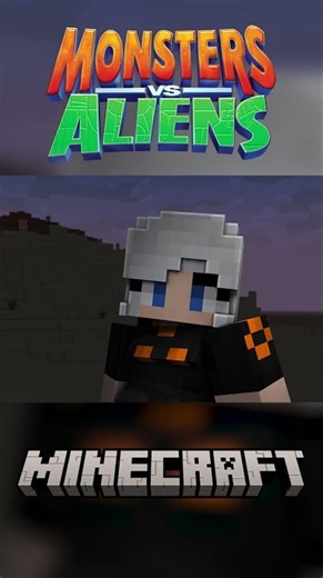 If Monsters vs aliens was in Minecraft!