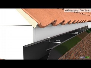 Marley Alutec | Installation Animation: Aligator Giant Aluminium Gutter Systems