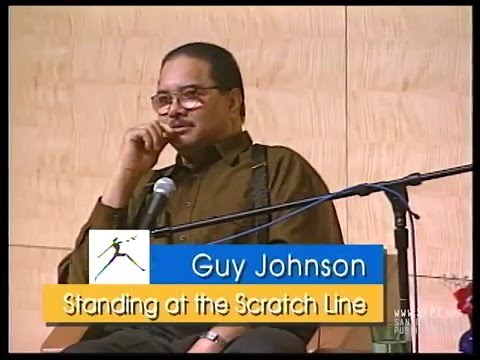 1999 Guy Johnson "Standing at the Scratch Line" at the San Francisco Public Library