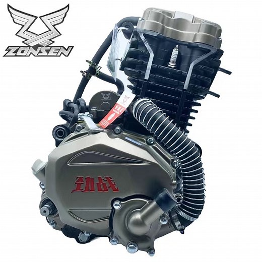 [Hot Item] OEM Zongshen High-Quality 4-Stroke Engine Cg250cc Water-Cooled Engine Fuel Tricycle Engine Suitable for Cargo Load