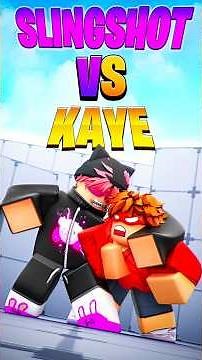 I 1v1'd KAYE... #roblox #RobloxRivals #trend #shorts #slingshotbwai #gaming