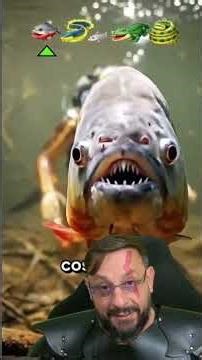 What if you took a dip in the Amazon River? #biologisthenrique #animals #smartanimals #biologist