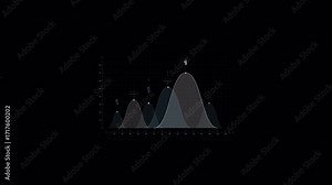 Data visualization of a complex graph showing trends and patterns in dark mode.
