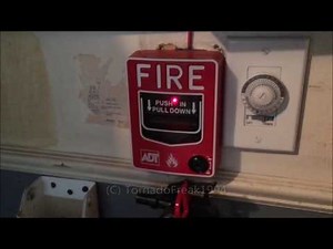Unimode (ADT) 9050UD Addressable Fire Alarm System Test 21