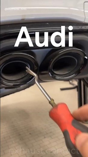 How Audi SQ5 fake exhaust tips became real (80A071904)
