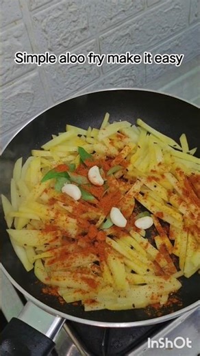 tasty aloo fry recipe sooo yummy 😋😋😋😋🤤🤤 #youtube #food #aloomasala
