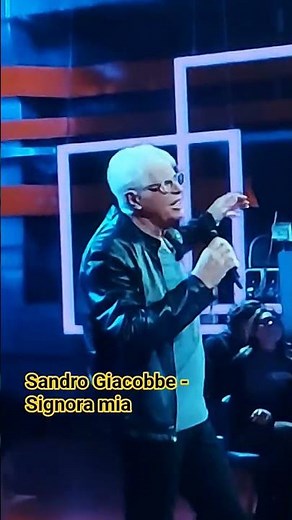 SANDRO GIACOBBE - SIGNORA MIA (LIVE 2024) - SAPORE DI ANNI 70/80