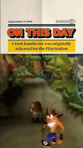 The original “Crash Bandicoot” (1996) released 30 years ago! - GameSpot | YouTube Shorts 🎮