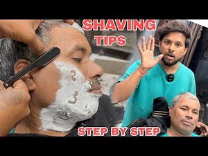 Step by Step Shaving Kaise Kare | How to use shaving tips for men’s | Sahil Barber