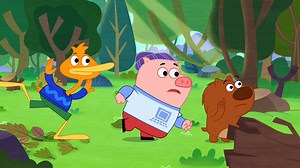 The wind passing through the leaves, a chipmunk munching on a nut, a bluebird building a nest. Nature is a peaceful and quiet place to stay, or is it? Watch full episodes of P. King Duckling on Netflix now! https://tinyurl.com/y8ruvrqz | P. King Duckling