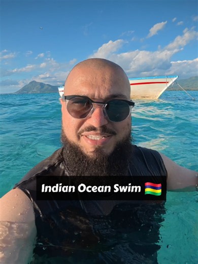 I Paid $53 To Swim In The Indian Ocean For The First Time, Near Crystal Rock And Clear Waters Of Le Morne Brabant, Mauritius 🇲🇺 #Mauritius #Travel #davudakhundzada