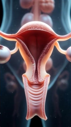 female reproductive system in 3d animation #anatomy #aiart