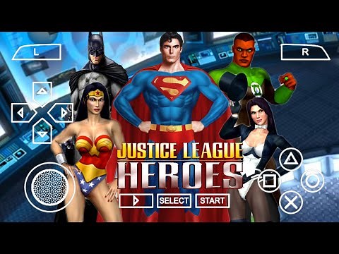 Justice League Heroes Full PSP Walkthrough Gameplay PPSSPP Emulator [60.FPS] Android device