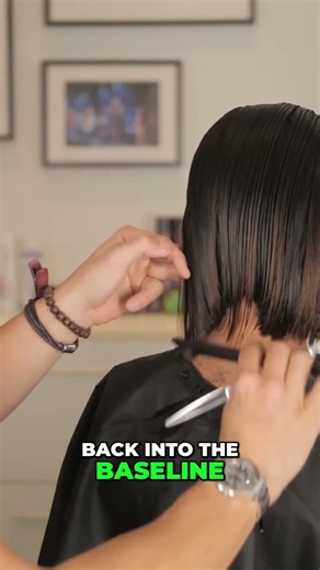 Mastering the A-Line Haircut: Step-by-Step Guide #shorts