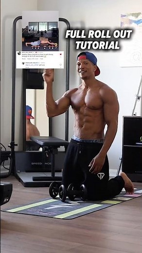 Ab Wheel Progression 📈 #abwheel #coreworkouts #abs #6packs #abworkouts #coreexercises #homeworkouts