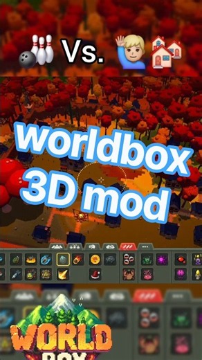 🎳 Vs. 🙋🏼‍♂️🏘 #worldbox #worldfall #mod