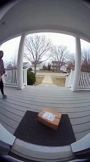 Porch pirate gets what she deserves! We won’t tell you what was in the package, but I bet you can guess… 💩 #yousomeme #porchpirate #explodingbox #funny #viralvideo | You So Meme