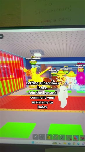 Join the live to index!!!!