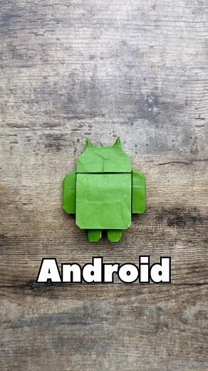 Origami World on Instagram: "Origami Android Tutorial #android #diyproject #origami #origamitutorial #paperart"