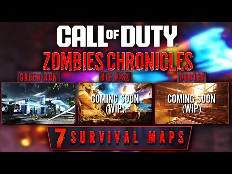 Zombies Chronicles 2 ALL 7 Maps FINALLY revealed after 5 years! Chaos, TranZit Remake, The Great War