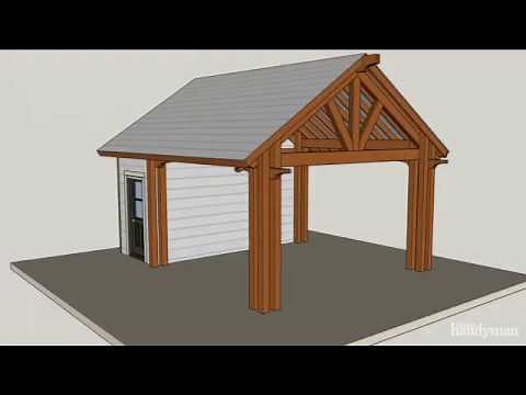 How We Built the Outdoor Kitchen Pavilion Shed
