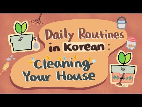 [Practical Korean] Daily Routines in Korean: Cleaning Your House ✨