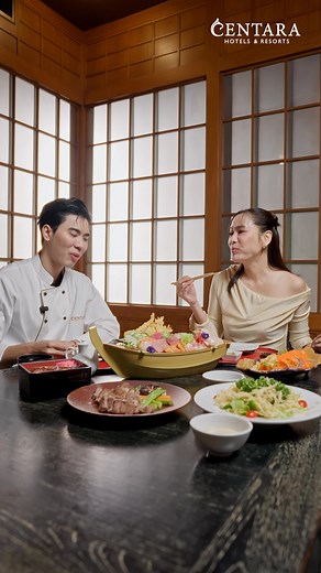 🍱Experience the Taste of Centara with Joy Rinlanee and Chef Pooh at Hagi Restaurant, Centara Hotels & Resorts With over 20 years of culinary mastery, Chef Tae presents three signature creations — Premium Assorted Sashimi featuring the finest fish from Osaka, Kobe Beef Teppanyaki seared to perfection, and Grilled Eel Teriyaki Donburi that simply melts in your mouth. 📍From 17 Nov – 17 Dec 2025, the top 10 spenders at any participating Centara restaurants will earn a seat at an exclusive dinner w