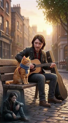 The Cat That Saved a Man’s Life 🐾❤️ | Bob the Cat True Story