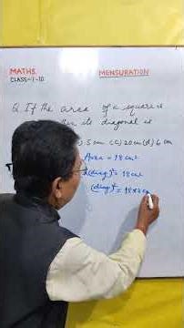 MATHS (Class -7-10) [MENSURATION] #education #maths #mensuration #important #ytshort