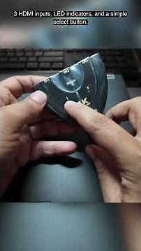 How I connected my Mac mini and Work laptop to one monitor — budget-friendly fix! #apple #mac