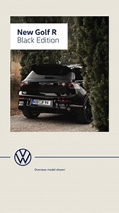 Introducing the new Golf R Black Edition with enhanced performance and exclusive black styling. | Volkswagen