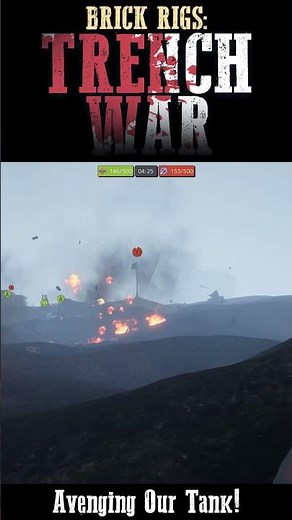 Avenging our Tank! | Brick Rigs: Trench War Clip
